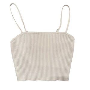 Babaton Baby Pink Ribbed Camisole